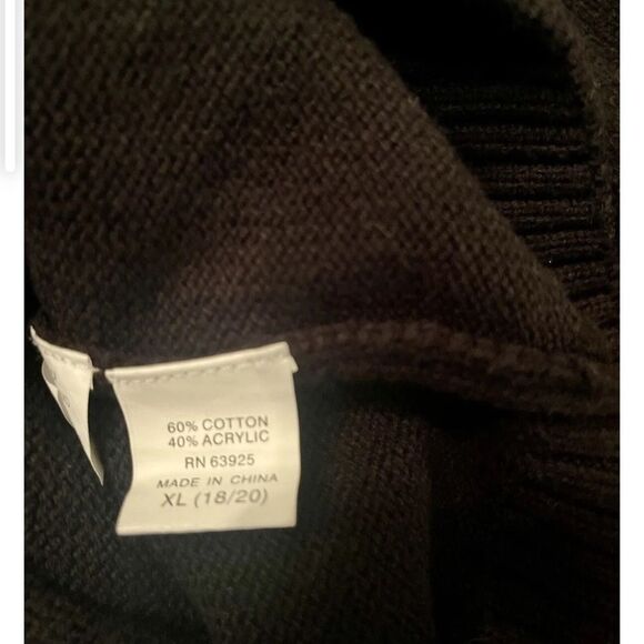 XG mens Classic sweaters XL Black And White Runs Smaller See Measurements - Picture 5 of 5